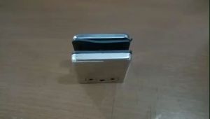 Jepitan Kaca Lemari Plat Kotak aksesoris stainless