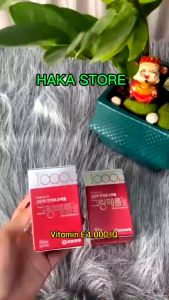 Vitamin E đỏ 1000IU 60 viên Hàn Quốc - Đẹp da chống lão hoá