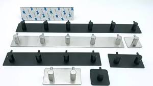 Stainless Steel Thick Row Hook Home Clothes Hanger with Strong Load-bearing Capacity No Need for Drilling or Nailing