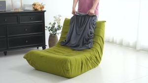 All-inclusive Jacquard Armless Sofa Cover Washable Lounge Couch Cover Pet-friendly Sofa Protective Case for Bed Room Homestay