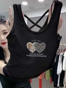 Modal Camisole Womens Inner Wear Summer New Outdoor Beautiful Back Tank-Top Stylish Niche Style Short Base