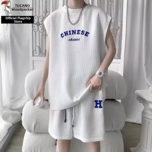 TUCANO | Sleeveless Summer T-shirt and Shorts Set L