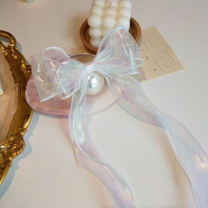 Knot Hair Accessories Japanese Style Big Butterfly Knot Bridal Headwear Hair Clip Hairband for Children Silk Material