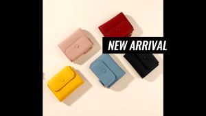 DOMPET LIPAT WANITA PREMIUM RUTH KOREA IMPORT SLOT KARTU MINI RESLETING KOIN PENDEK BRANDED