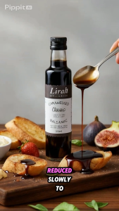 Lirah Australian Vinegar Caramelised Classic Balsamic 250ml Thick Reduction No Thickeners Australian MadeGluten Free
