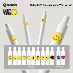 Kaco | Bút Viết Nhanh Khô Mượt Mà Có Thể Thu Gọn cho Học Sinh 0.5mm
