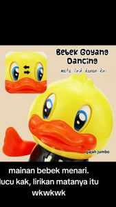 Happy Duck Syalala Dancing Mainan Bayi Bebek Menari Goyang Musik Lampu Baby Toys Dance