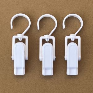 Rotatable Single Hook Hanger for Drying And Storing Pants And Short Skirts Multi-Functional Clothing Drying And Storage Clip