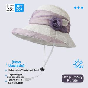 Qiu Bie Kai | Summer Mom Sun Protection Wide Brim Fisherman Hat