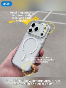 UGP | Magnetic Shockproof Clear Phone Case for iPhone 17 Pro Max