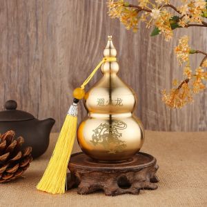 Đồng bầu tượng nhà bếp góc Tây Bắc trang trí phòng cháy chữa cháy rồng bầu phong thủy bùa hộ mệnh