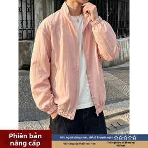 LIUBU | Áo Khoác Cổ Có Khóa Thoáng Khí Chống Thấm Nhanh