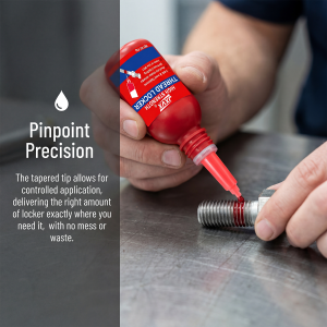 243 271 Super Threadlocker Medium-High Strength Anaerobic Adhesive (Loctite Equivalent) – Anti-loosening Shock-resistant Securing Waterproof