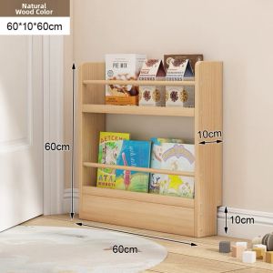 TONGGUMO | Ultra-Thin Wall-Mounted Multi-Layer Narrow Shelf Bookshelf for Kids
