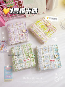 Album Lưu Trữ Thẻ Mini Di Động Bằng Vải Dệt Nhiều Màu Sắc Phong Cách Cao Cấp Một Ô Vuông Album Lưu Trữ Thẻ Theo Dõi Nghệ Sĩ