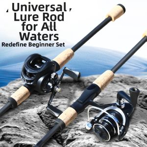 MLZH | Beginner Friendly Telescopic Casting Fishing Rod Set