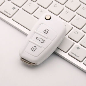 New Silicone Car Key Cover Case For Audi A4 B7 A6 C5 C6 A1 A3 8P TT Q3 Q2 Q7 TTS R8 S3 S6 RS3 RS6 Car Smart Keyless Accessories