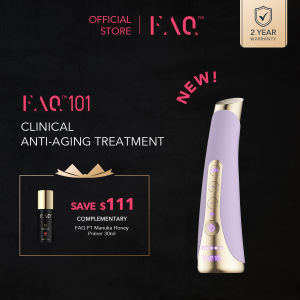 FAQ 101 Amethyst - RF & 3 LED Light Therapy Facial Rejuvenation | Red Light Therapy | Anti Aging | Face Massager | Radio Frequency Skin Tightening