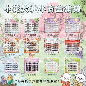 Portable Travel Size Fake Eyelashes New Nine-Tailed Rabbit Design by Xiaohua Dazhuang Beauty Tool for Any Skin Type Made in China