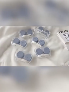 【🔥SG🔥】RICHMENTMALL 1/2 Pcs Colored Contact Lenses Case L+R Contact Lens Case For Eyes Contacts Travel Kit Holder Lens Container