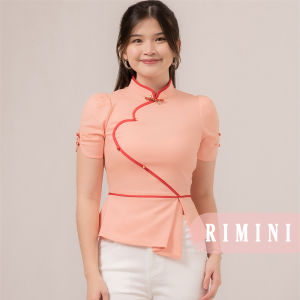 RIMINI - Atasan Wanita Bluss Choengsam Kancing Mandarin Shanghai XS-3XL- MeiXing Top 85889