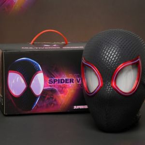 Spiderman Headset Moveable Eyes Venom Nano Marvel Myers Electric Superb Mask New Years Performance Christmas Celebration