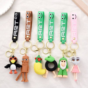 New Italian Brainrot Animals Keychains for Accessories Funny Sigma Skibidi Rizz Cat Silly Meme Keyrings Fans Friends Gifts