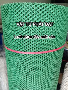 Lưới nhựa mắt cáo cao 50cm - 1m - 1m5 lưới nhựa dùng để làm lồng hoặc chuồng trại chăn nuôi..