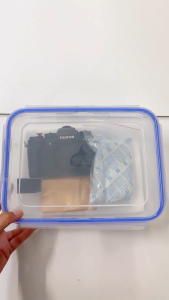 Combo hộp chống ẩm 4.8 lít kích thước nhỏ gọn cho máy ảnh mirrorless và máy film