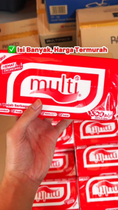 Tisu Multi 500 Sheet 2 Ply (2 PACK) – Paket Hemat Tisu Jumbo Cocok untuk Rumah & Usaha Kecil