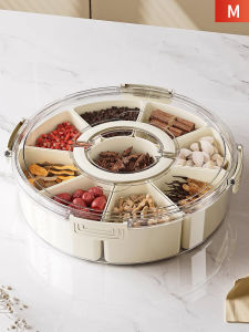 Luxury Snack Serving Tray Nuts Plate Storage Box