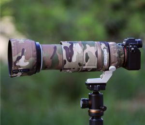 ROLANPRO Waterproof Lens Cover for Sony FE 100-400mm f4.5-5.6 GM OSS Coat Camouflage Lens Clothing Rain Cove Protective Sleeve Case