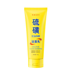 Chrono Cross Sulfur Facial Cleanser Moisturizing Oil-Controlling Transparent Refreshing Non-Tightening Skin Beauty Care