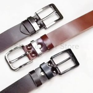 [KULIT SAPI 100%] Ikat Pinggang Kulit Pria / Sabuk Cowok Kulit / Gesper Kulit Laki-laki Terbaru