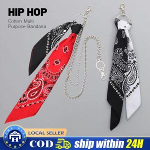 Korean Street Square Scarf Ring Key Chain Rock Punk Trousers Hipster Key Chains Pant Chain Jean Keychain HipHop Portachiavi