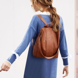 กระเป๋าเป้สะพายหลังผู้หญิงใหม่สไตล์เกาหลีกระเป๋ามัมมี่ความจุขนาดใหญ่กระเป๋านักเรียนป้องกันการโจรกรรมแฟชั่นอเนกประสงค์กระ