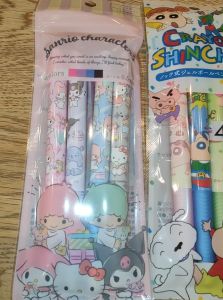 Sanrio / Crayon Shin-Chan Characters 0.5mm 4-colored Ballpoint Pens
