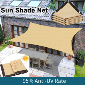 Sun Shade Net 95% Anti-UV Garden Sun Shade Backyard Garden Playground UV Net Roof Tent Canopy Sunblock Shade Cloth