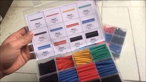 Ống gen co nhiệt bọc cách điện hộp 560 cái - Chuyên dụng cho thợ điện nước đi đường điện ô tô xe máy - Thợ Săn Máy Ngon