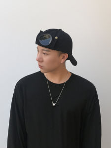 หมวกเบสบอลแบบหน้ากากบินแบบหนึ่งชิ้นสำหรับผู้ชายและผู้หญิงพร้อมหมวกเบสบอลแบบสวมหลังสำหรับใส่ไปเที่ยวในเมือง