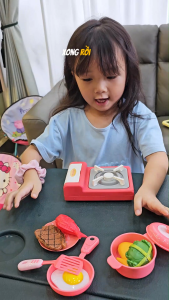 Đồ Chơi Nấu Ăn Mô Hình Bếp Gaz Mini Tặng Kèm Bộ Đồ Chơi Nấu Ăn Cho Bé 3-4 Tuổi Nhập Vai Nấu Nướng. Shocuabebb