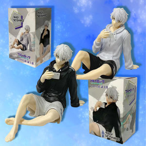 Bandai | Blue Lock Kawaii Nagi Seishiro Sitting Action Mobile Phone Figure Doll Tabletop Model Anime Peripheral Creative Christmas Gift