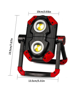 Foldable Led Flood Light Work Lamp Job Site Lighting Hexagrid Led USB Charging Repair Fix Emergency Work Light