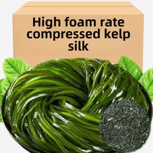 Xiapu Drying Compressed Shredded Kelp round Cake Dry Goods Small Package Dish Goes with Rice Cold and Instant Dried Seaweed Full Box Wholesale