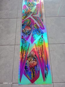cod lis striping Sticker Variasi Vixion old wanita berhijab bahan hologram
