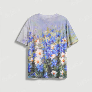 Womens Tops Black Cat Cartoon Womens T-Shirt Casual Plus Size Short Sleeve Tshirt