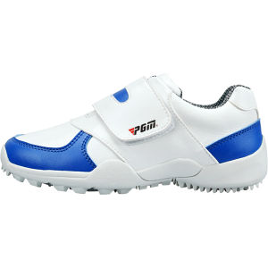 PGM Kids Golf Shoes Waterproof Sport Shoes for Boys And Girls with Magic Tape Easy to Put on And off Golf Shoes for Teens