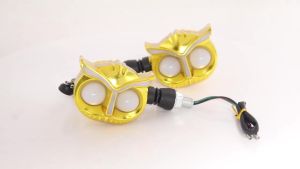 Colorful Owl Motorcycle Led Turn Signals Light RGB Motorcycle Driving Light Dynamic Flashing Indicators Motorbike Accessories