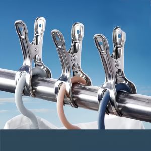 Strong Windproof Stainless Steel Multi-function Clothes Pins