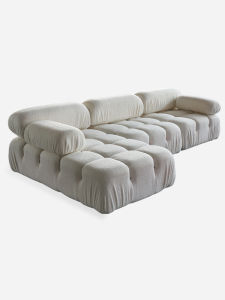 Cream Toned Vacuum Compression Sofa Modular
